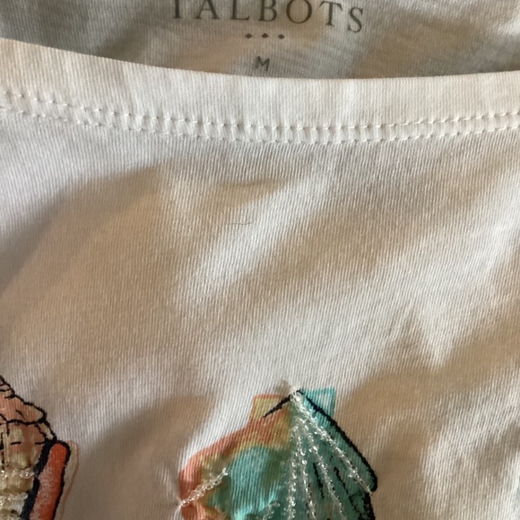 Talbots Ladies Sparkly Tee M - Picture 3 of 3